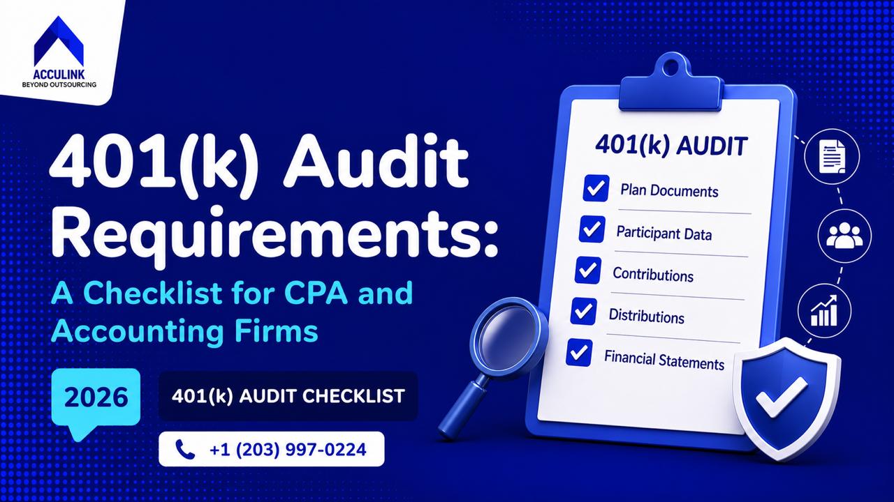 401(k) audit requirements by participant count and prior-year filing status, with a preparation checklist for CPA and accounting firms