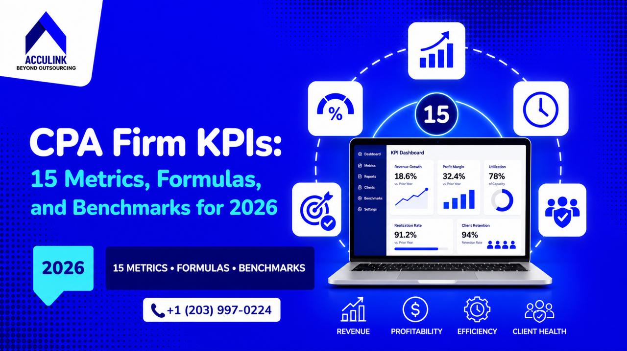 CPA Firm KPIs: 15 Metrics, Formulas, and Benchmarks for 2026